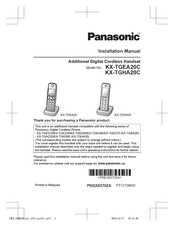 Panasonic KX-TGHA20C Manuel D'installation