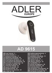 Adler europe AD 9615 Mode D'emploi