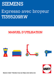 Siemens EQ.300 TI355209RW Mode D'emploi