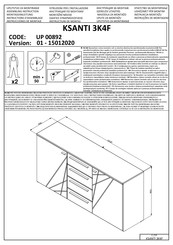 INOSIGN KSANTI 3K4F UP 00892 Instructions D'assemblage