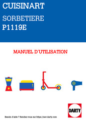 Cuisinart P1119E Instructions