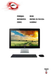 Acer ASPIRE Z3-710-014 Manuel D'utilisation