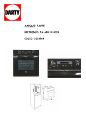 FAURE FM 610 N Description De L'appareil