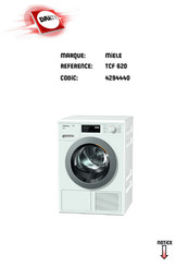 Miele TCF 620 Mode D'emploi