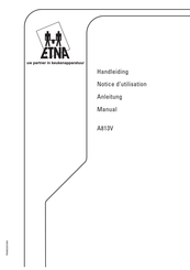 ETNA A813VRVS Notice D'utilisation