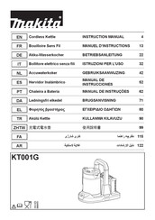 Makita KT001G Manuel D'instructions