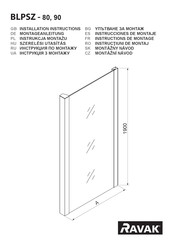 RAVAK BLPSZ-80 Instructions De Montage