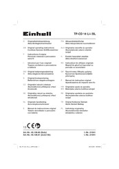 EINHELL 1282294 Instructions D'origine