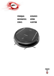 ECOVACS ROBOTICS DM85 Mode D'emploi