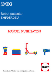 Smeg SMF03RDEU Manuel D'utilisation