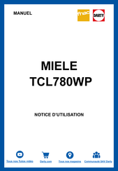 Miele TCL 780 WP Mode D'emploi