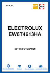 Electrolux EW6T4613HA Notice D'utilisation