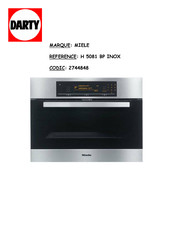 Miele H 5677 BP Notice D'utilisation Et De Montage