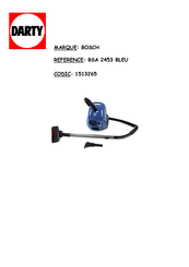 Bosch BSA 2453 Manuel D'utilisation