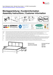 Rauch M2738 Instructions D'assemblage