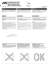 JVC KD-G730 Manuel D'installation/Raccordement