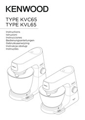 Kenwood Titanium Chef Baker KVL65.001WH Instructions