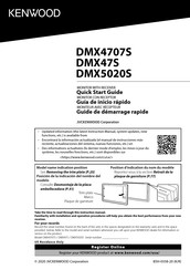 Kenwood DMX5020S Guide De Démarrage Rapide