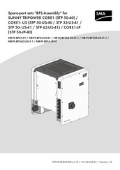 SMA NR-PL-BFS33-US41-1 Instructions De Remplacement