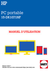 HP 15-DK1071NF Manuel De L'utilisateur