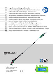 Güde 255/25 ASL Set Traduction Du Mode D'emploi D'origine