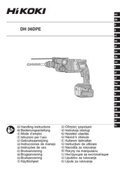 HIKOKI DH 36DPE Mode D'emploi