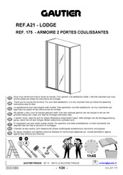 Gautier LODGE A21 Instructions De Montage