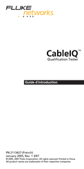 Fluke Networks CableIQ CIQ-100 Guide D'introduction