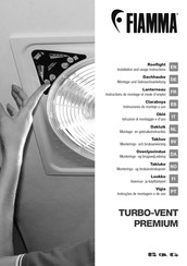 Fiamma Turbo-Vent Premium Serie Instructions De Montage Et Mode D'emploi