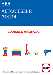 SEB Clipso+ Precision P44114 Guide De L'utilisateur