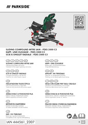 Parkside 444561 2307 Consignes D'utilisation Et De Sécurité / Traduction Du Mode D'emploi D'origine