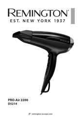 Remington PRO-Air 2200 D5214 Instructions