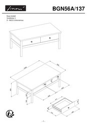 finori Bergen BGN56A/137 Instructions De Montage