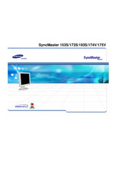 Samsung SyncMaster 173S Mode D'emploi