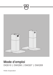 V-ZUG DIQS10 Mode D'emploi