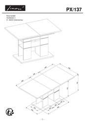 finori PX/137 Instructions De Montage