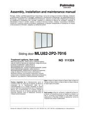 Lemeks Palmako MLU82-2P2-7016 Assemblage, Manuel De Montage Et D'entretien