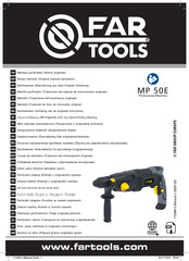 Far Tools MP 50E Notice Originale