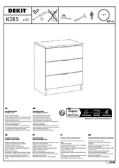 DEKIT K285 Instructions De Montage