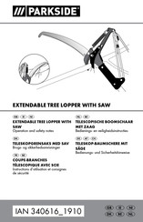 Parkside 340616 1910 Instructions D'utilisation Et Consignes De Sécurité
