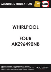 Whirlpool AKZ96490NB Manuel D'utilisation