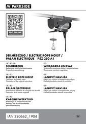 Parkside PSZ 250 A1 Instructions D'utilisation Et Consignes De Sécurité