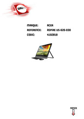 Acer Aspire U5-620-030 Manuel D'utilisation