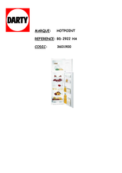 Hotpoint Ariston BD 2922 HA Mode D'emploi