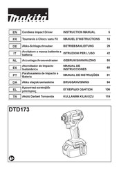 Makita DTD173 Manuel D'instructions