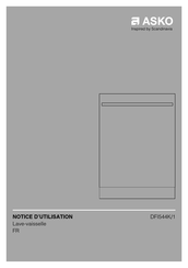 Asko DFI544K/1 Notice D'utilisation