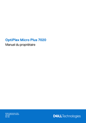 Dell OptiPlex Micro Plus 7020 Manuel Du Propriétaire