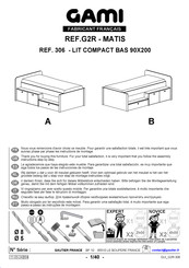 Gami MATIS G2R 306 Instructions De Montage