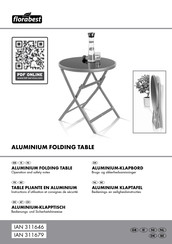 FLORABEST 311679 Instructions D'utilisation Et Consignes De Sécurité