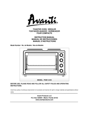 Avanti POB11A1B Manuel D'instructions